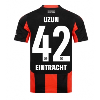 Billige Fotballdrakt Eintracht Frankfurt Can Uzun #42 Replika Hjemmedrakt 2025-26 Kortermet